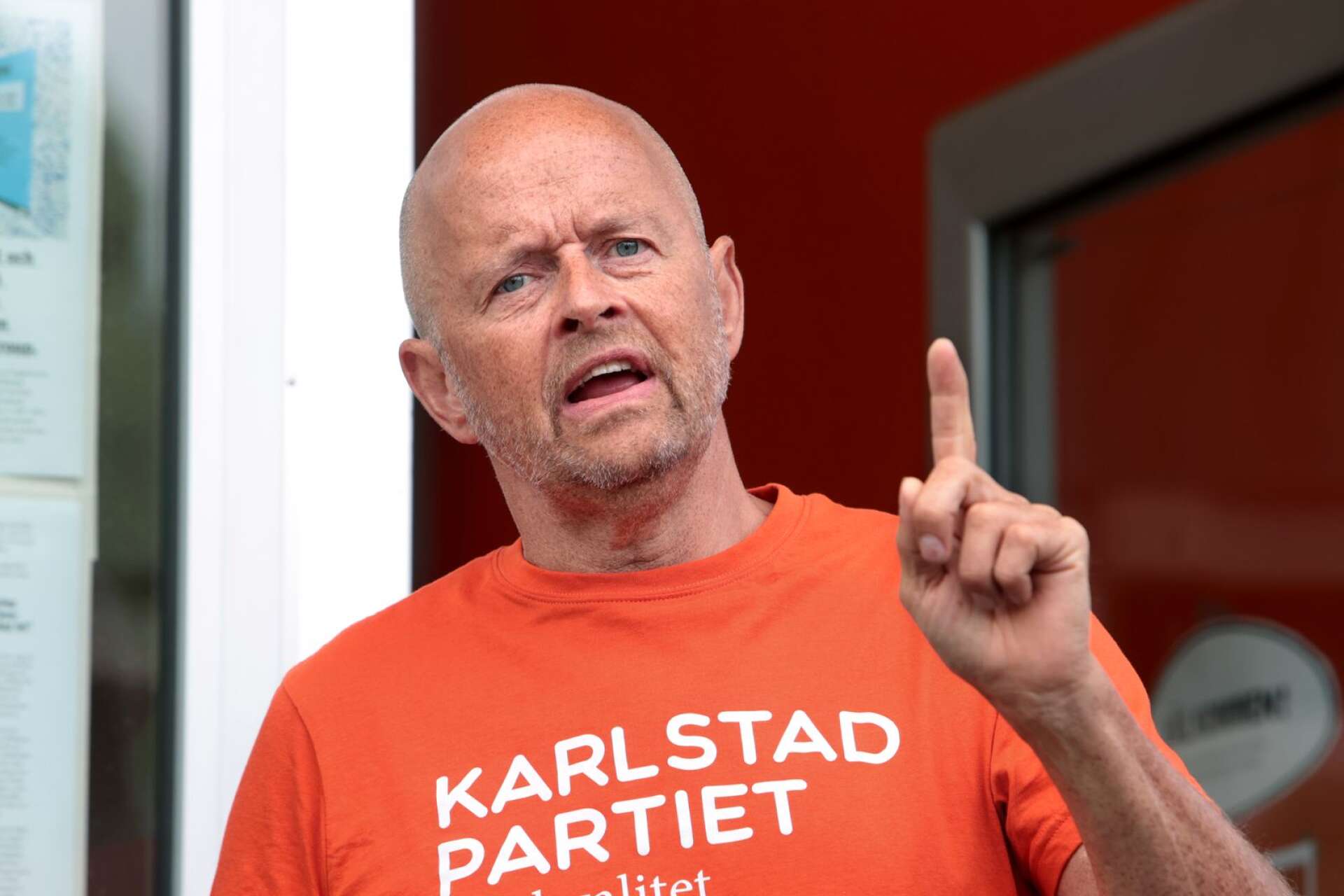 Karlstadpartiets talesperson Peter Sörensen.