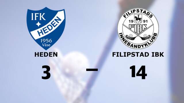 IFK Heden förlorade mot Filipstad IBK