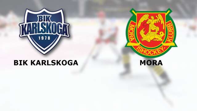 BIK Karlskoga A-lag förlorade mot Mora IK