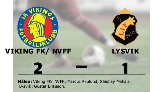 Viking FK/ NVFF vann mot Lysvik