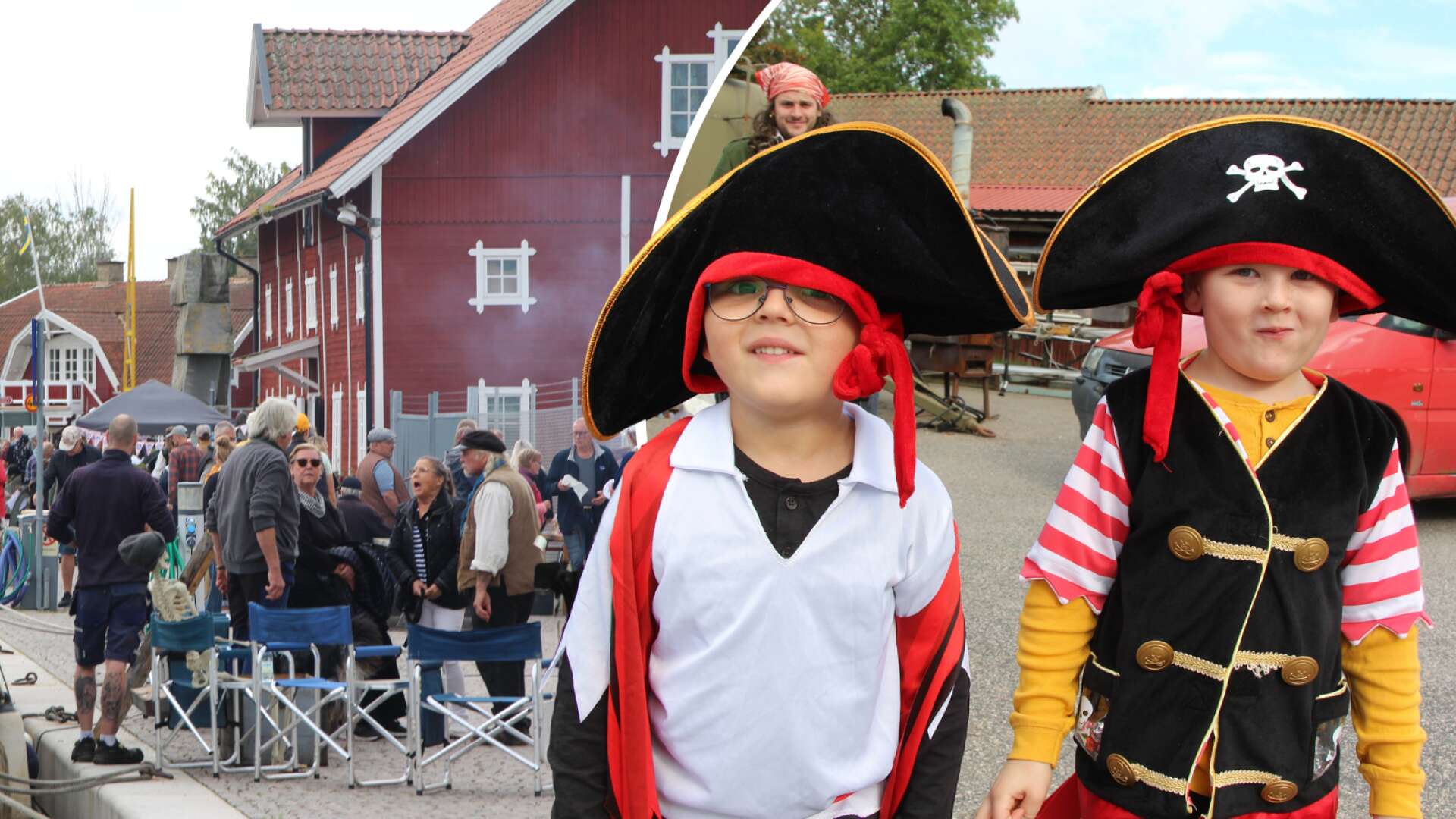 Föreningen Slupen skapade festlig stämning på kajen i Sjötorp.