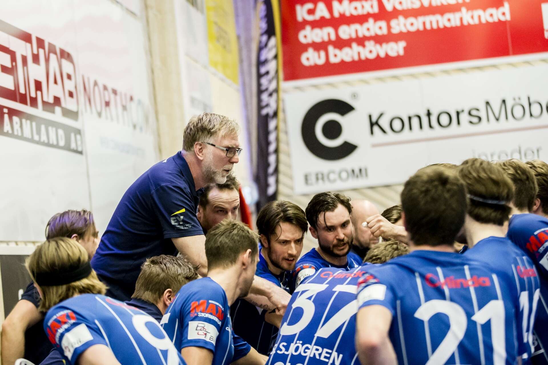 Karlstads tränare Peter Nordström var nöjd med mycket hos sitt lag.