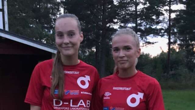 Emilia Dahlström och Maja Edlund gjorde DIF:s mål.