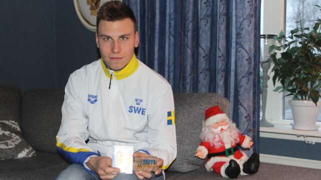 Tobias Klasson är årets mottagare av Säffle-Tidningens idrottspris Guldplaketten, för sina fina prestationer inom para-simningen.