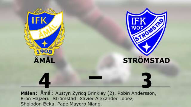 IFK Åmål vann mot IFK Strömstad