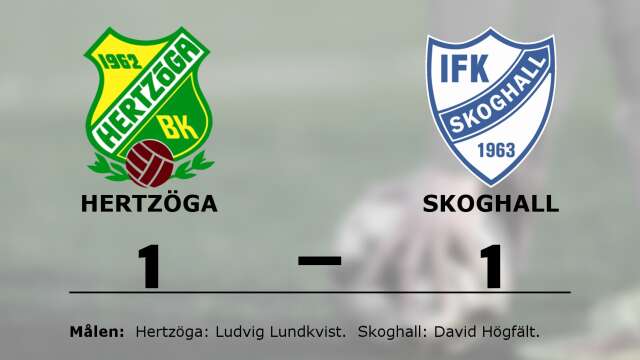 Hertzöga BK spelade lika mot IFK Skoghall