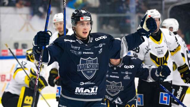 Ludwig Persson var på lån i BIK från Frölunda och nu fortsätter forwarden säsongen i AHL hos Hershey Bears.
