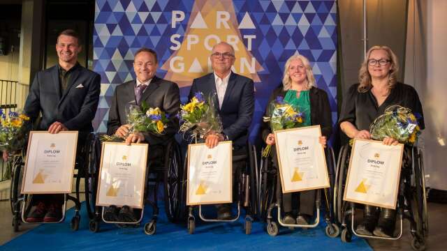 Svenska landslaget i rullstorscurling, med Viljo Petersson Dahl, Ronny Persson, Mats-Ola Engborg, Kicki Ulander och värmländskan Sabina Johansson, blev årets lag vid Parasportgalan.