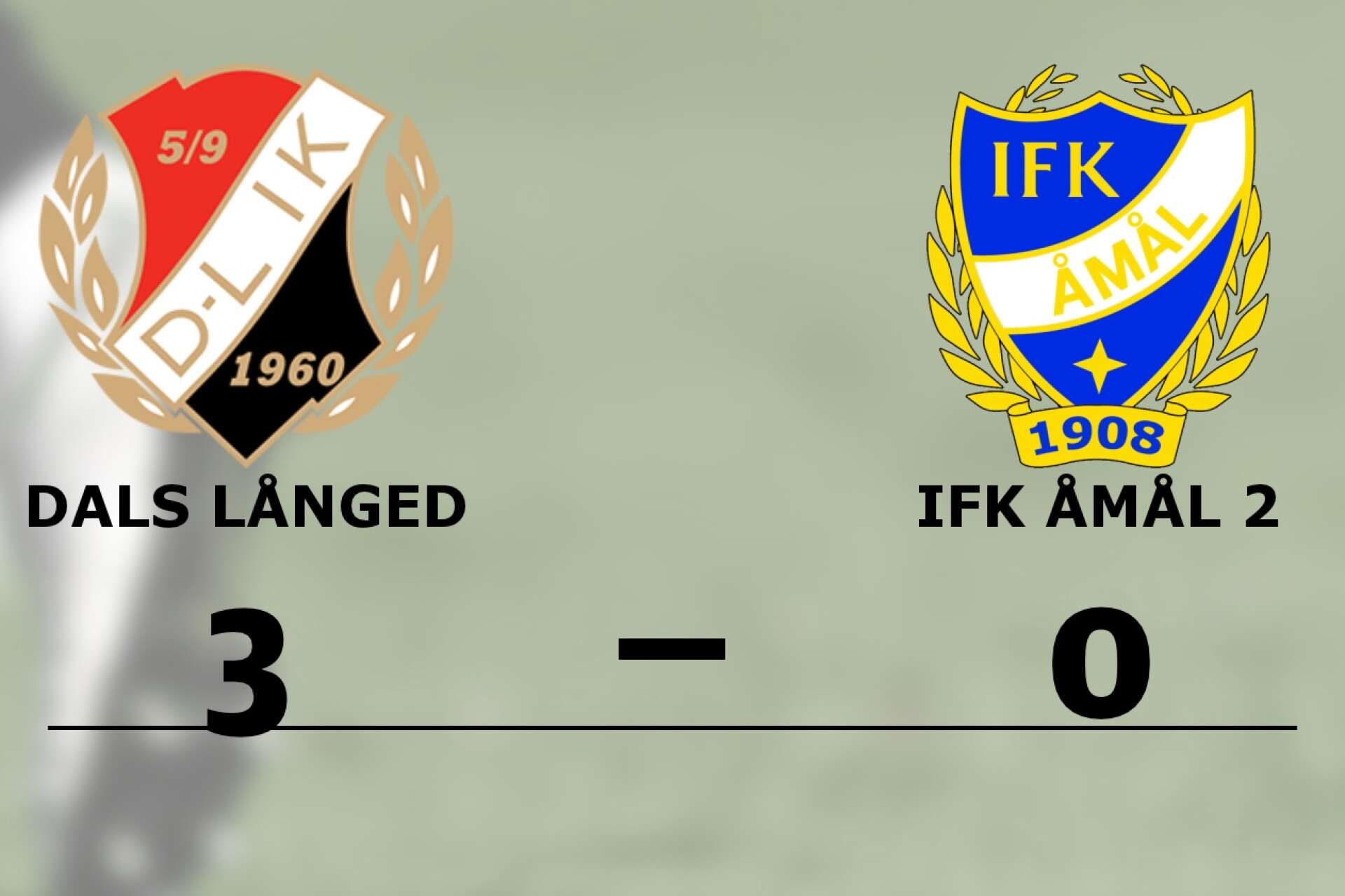 Dals Långeds IK vann mot IFK Åmål