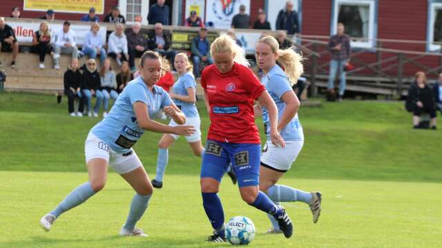 Anna Söderqvist, här i en match mot IF Viken, gjorde två av målen när Tösse vann med 4-3 mot Kroppefjälls IF.