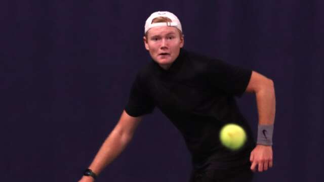 Max Grahn räknas som ankare i Bofors tennisklubbs serielag. Arkivbild.