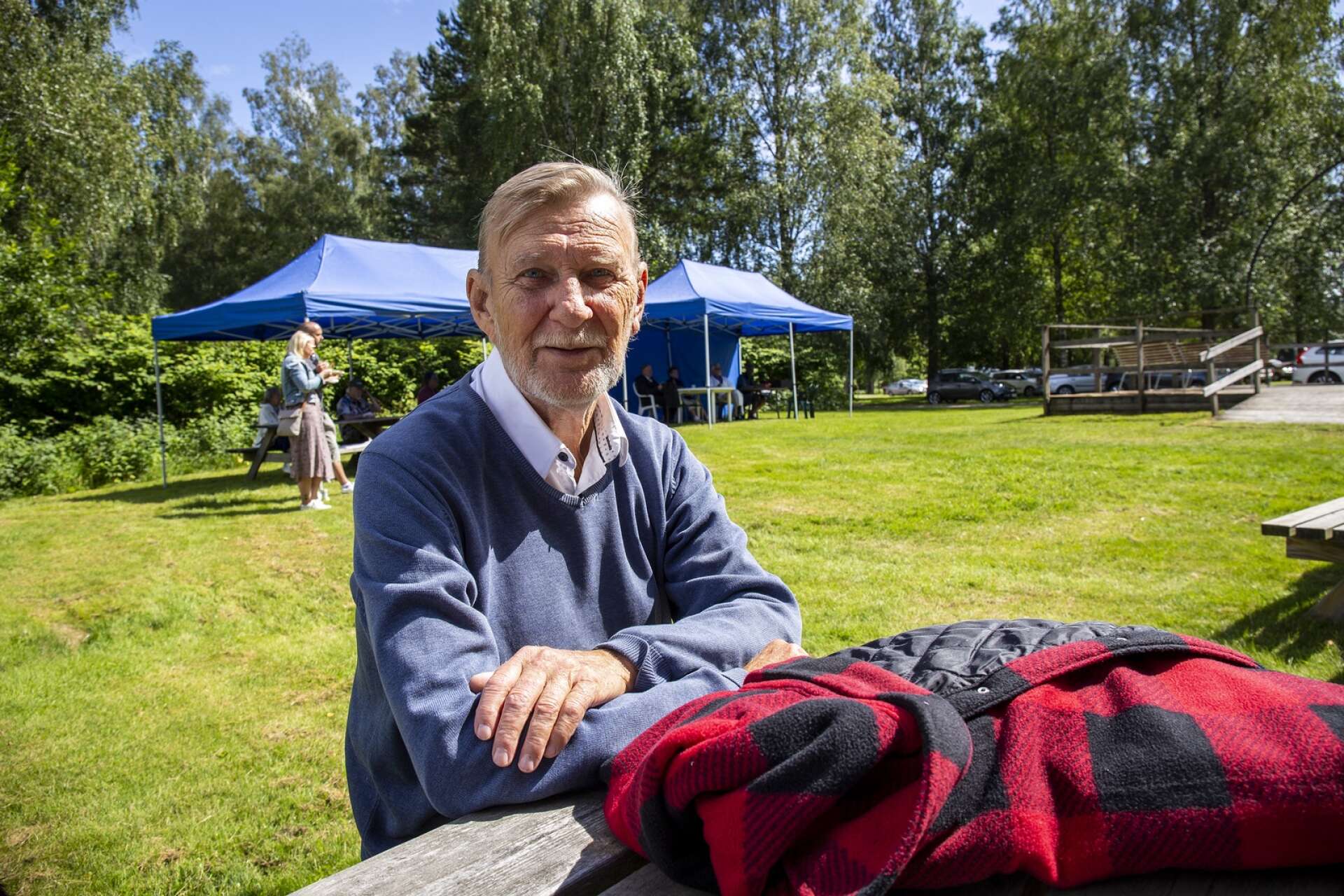  Jan Törnqvist är en av de utflyttade som besökte sommarfesten för återträffens skull.