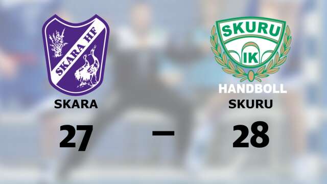 Skara HF förlorade mot Skuru IK