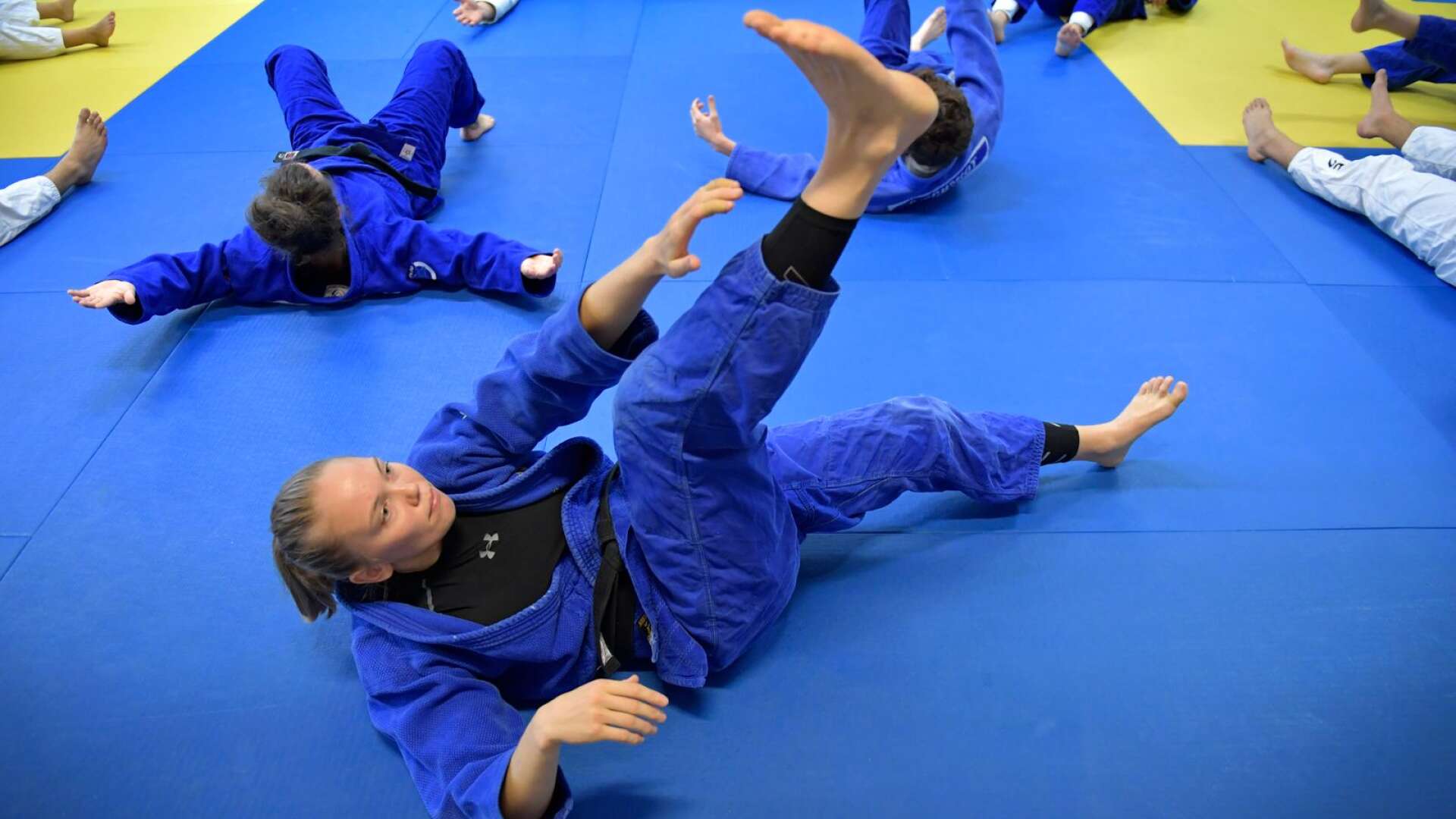 Judokan Anna Bernholm kommer endast att ägna sig åt träning fram till OS i Tokyo. 