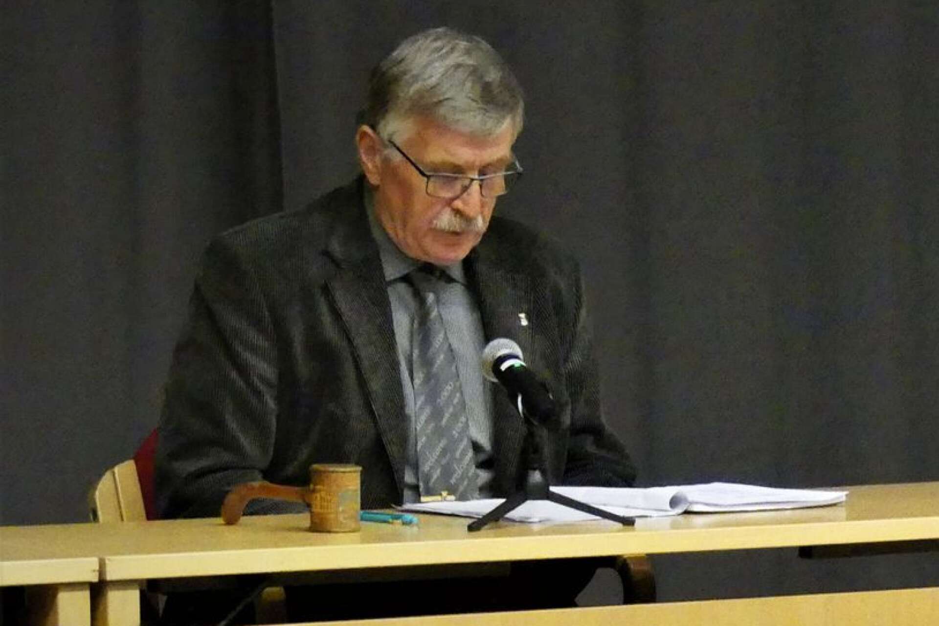 Leif Aronsson (C) är nyvald ordförande i Åmåls kommunfullmäktige,