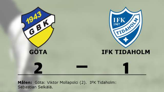 Göta BK vann mot IFK Tidaholm