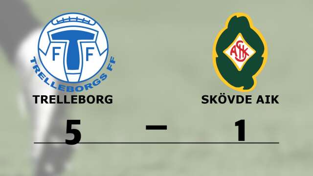 Trelleborgs FF vann mot Skövde AIK