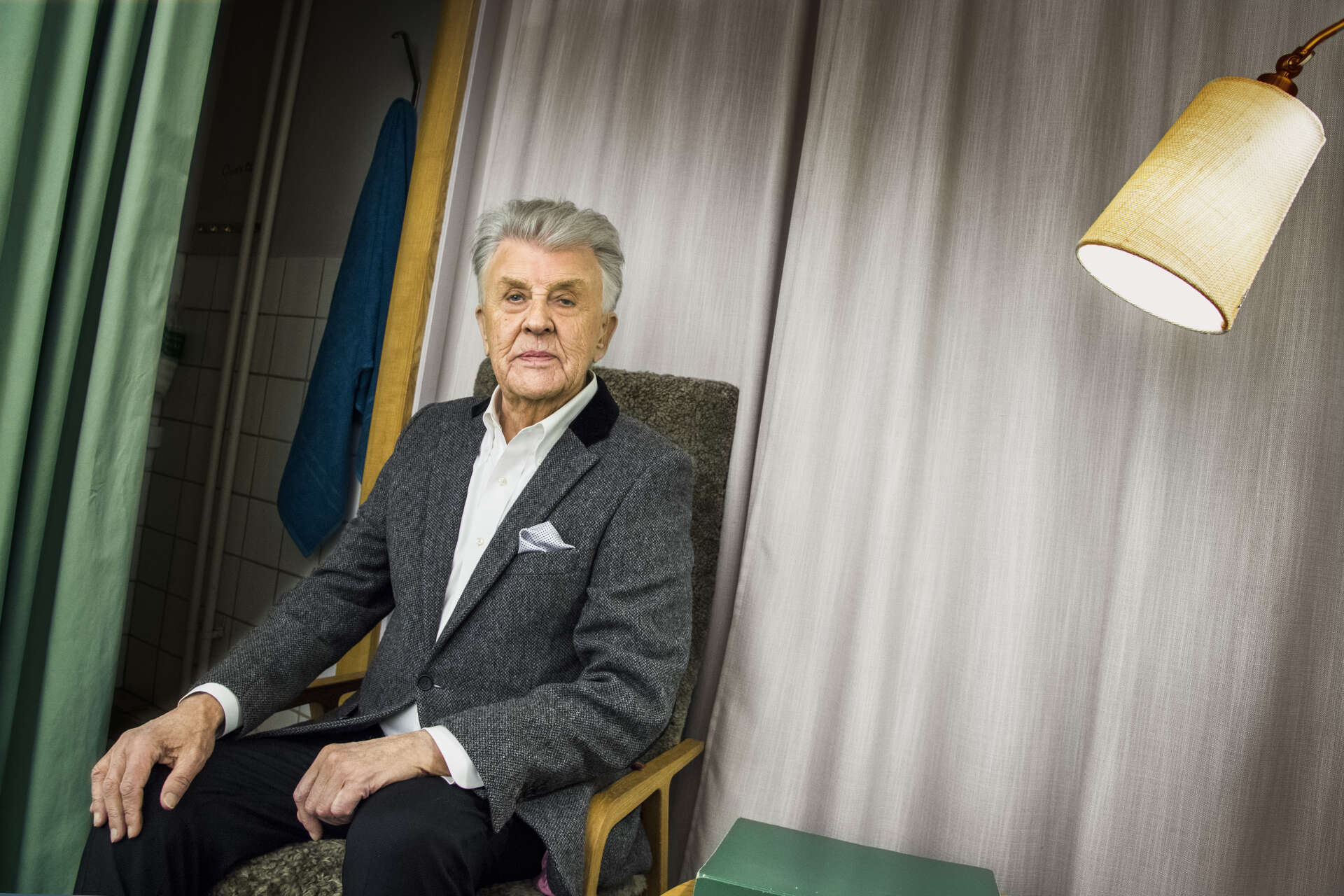 Sven-Bertil Taube inför sin medverkan i pjäsen 'Påklädaren' på Dramaten. Arkivbild.