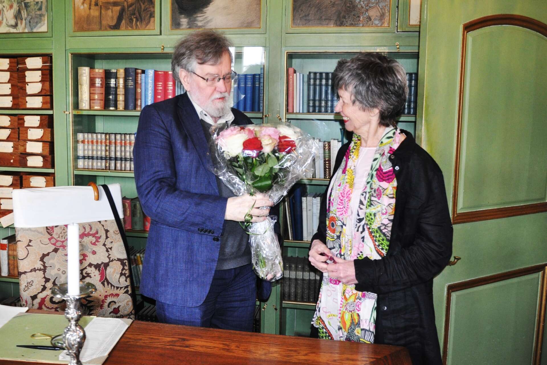 Stewe Claeson var 2015 års mottagare av Selma Lagerlöfs litteraturpris.