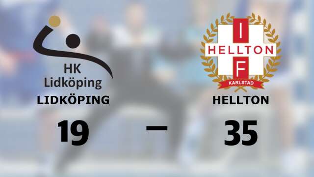 HK Lidköping förlorade mot IF Hellton