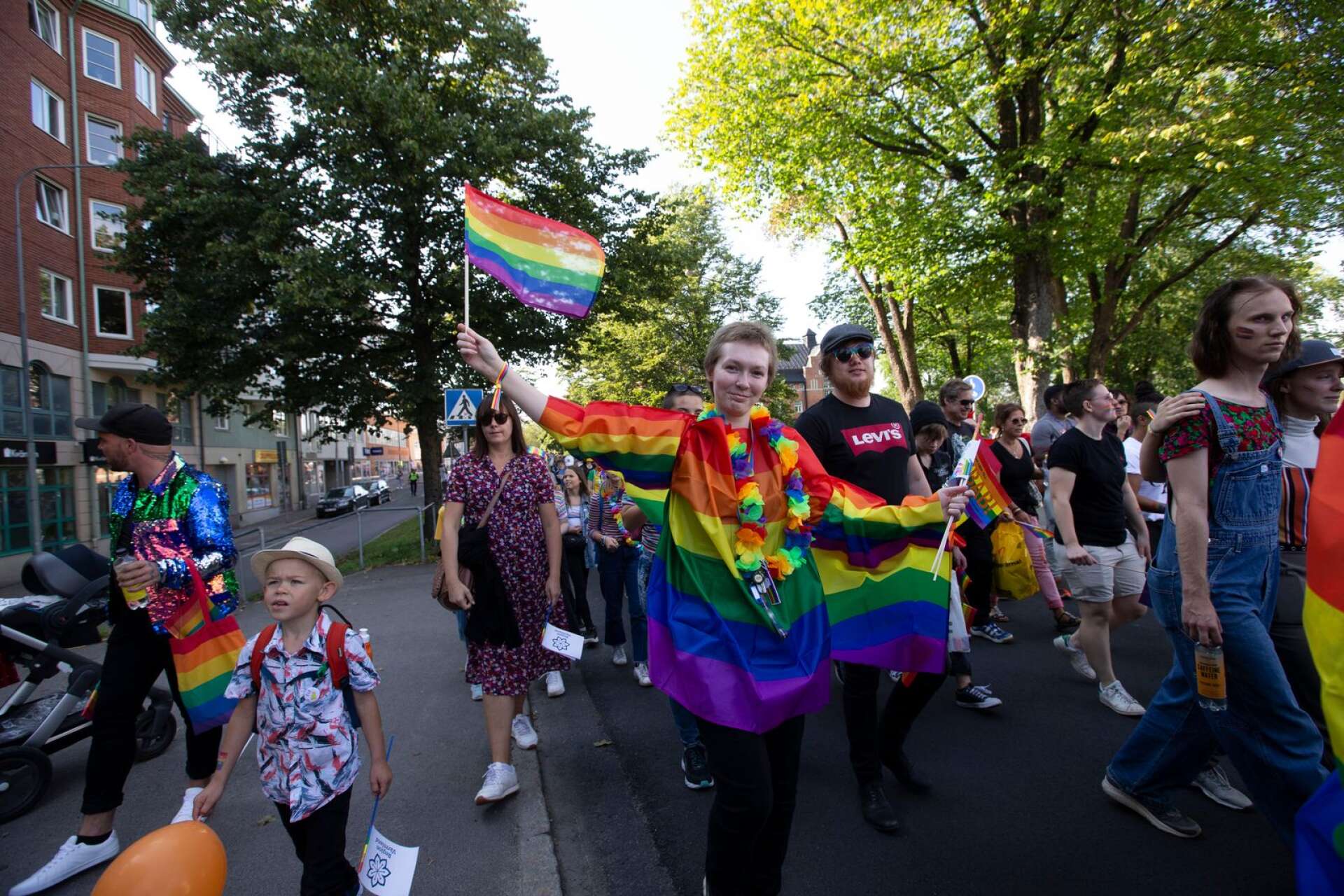 Det är femte året som Prideparaden går genom Karlstad.