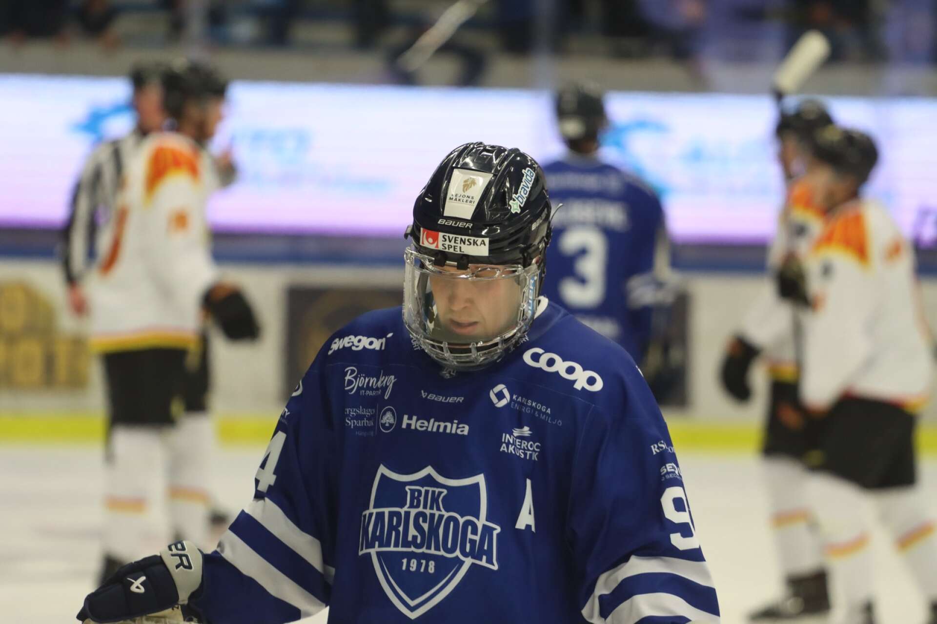 Henrik ”Kingen” Larsson och BIK Karlskoga föll mot Brynäs.