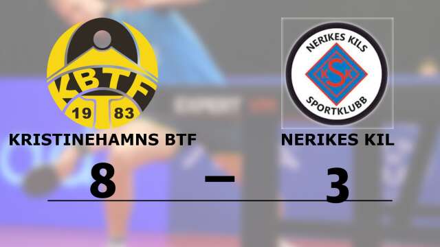 Kristinehamns BTF vann mot Nerikes Kils SK