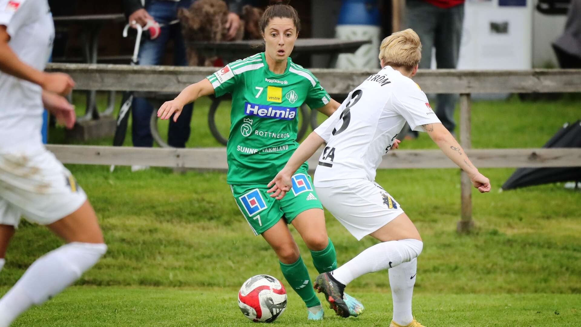 Venera Rexhi var inblandad i båda målen när Mallbacken vann med 2-1 borta mot Malmö. Arkivbild.