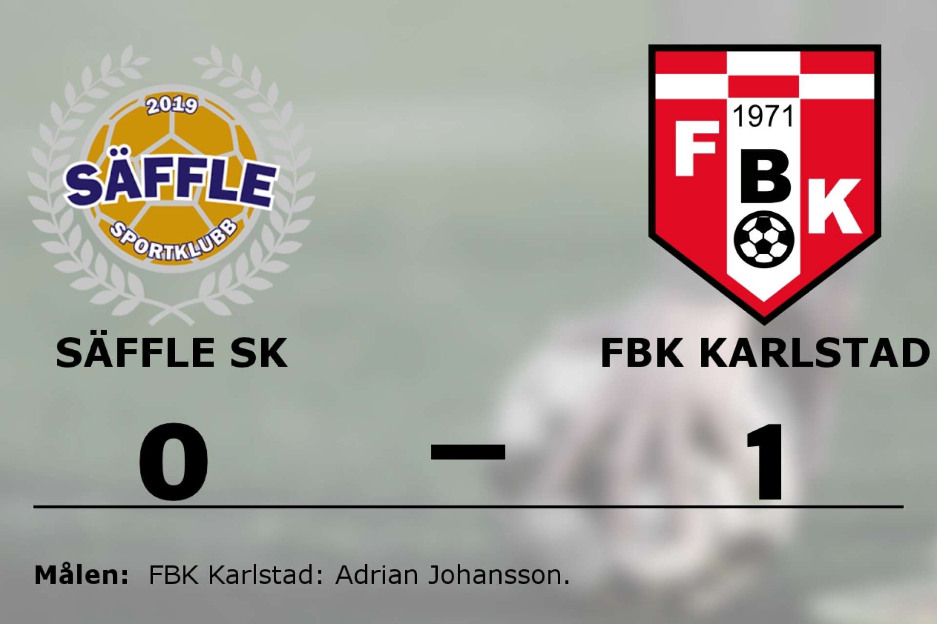 Säffle SK förlorade mot FBK Karlstad