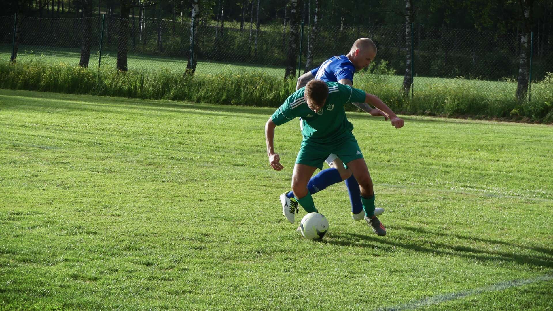 Gillberga FF åkte på sin första förlust i helgen. Matchen slutade 4-1 till Töcksfors. Bilden är från en tidigare match. 