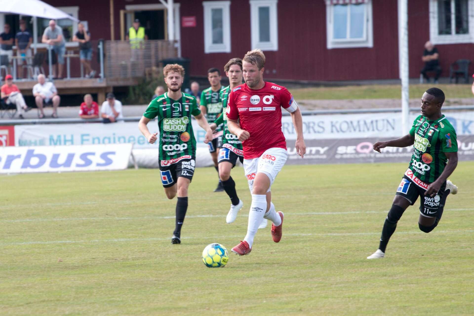 Christoffer Wiktorsson i förra sommarens 3–1-seger mot Varberg. 