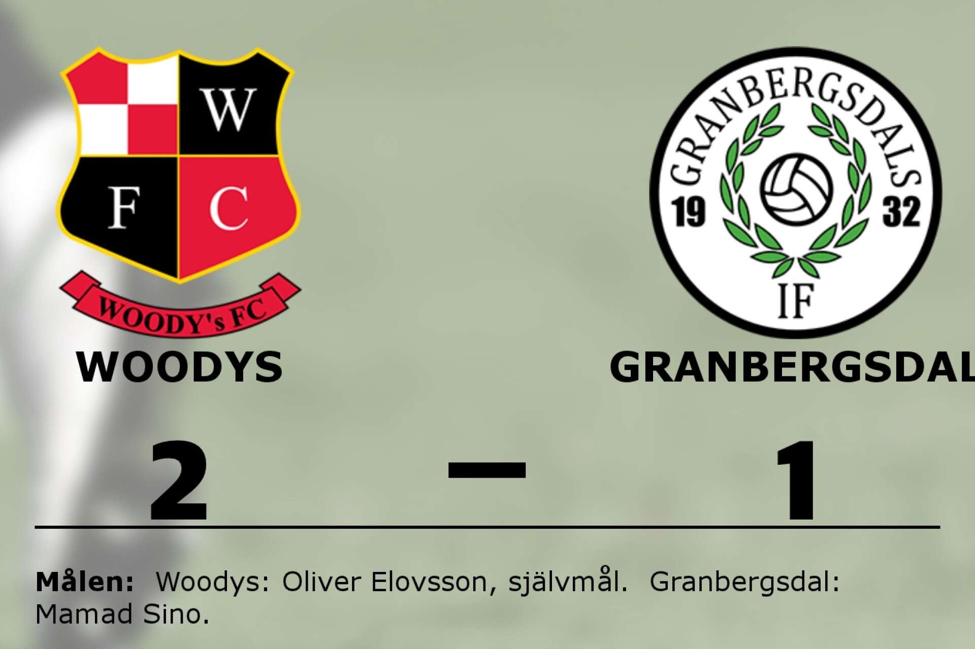 Woody's FC vann mot Granbergsdals IF