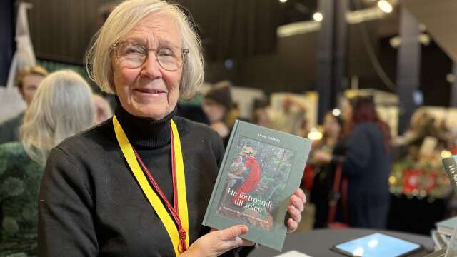 Beata Arnborg deltog i Värmlands bokfestival med sin bok om livet på Agnhammars gård.