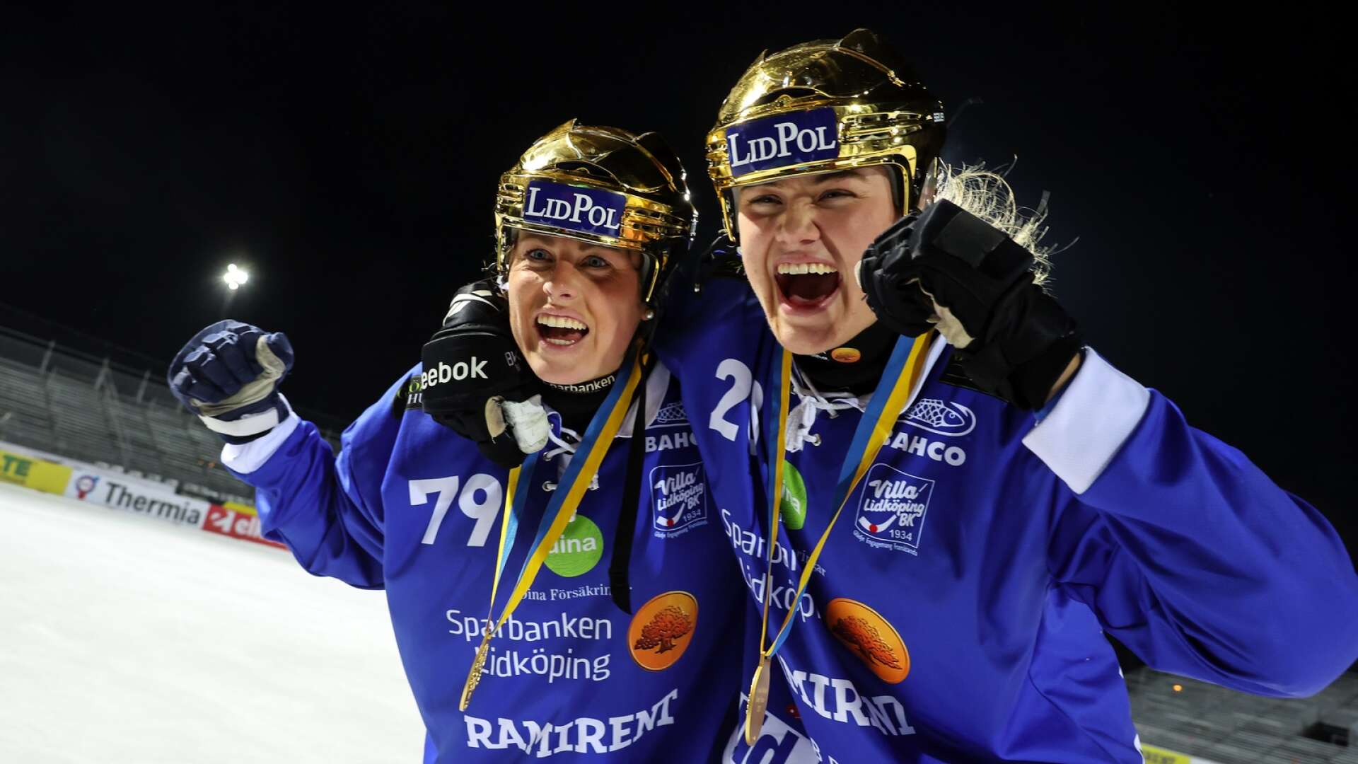 Emma Ahlander och Tilda Ström blir lagkamrater i Sandviken.