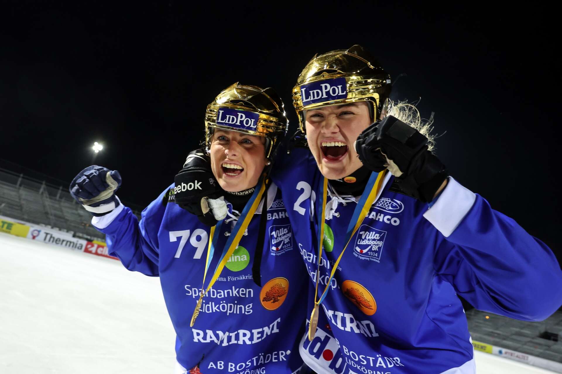 Emma Ahlander och Tilda Ström blir lagkamrater i Sandviken.