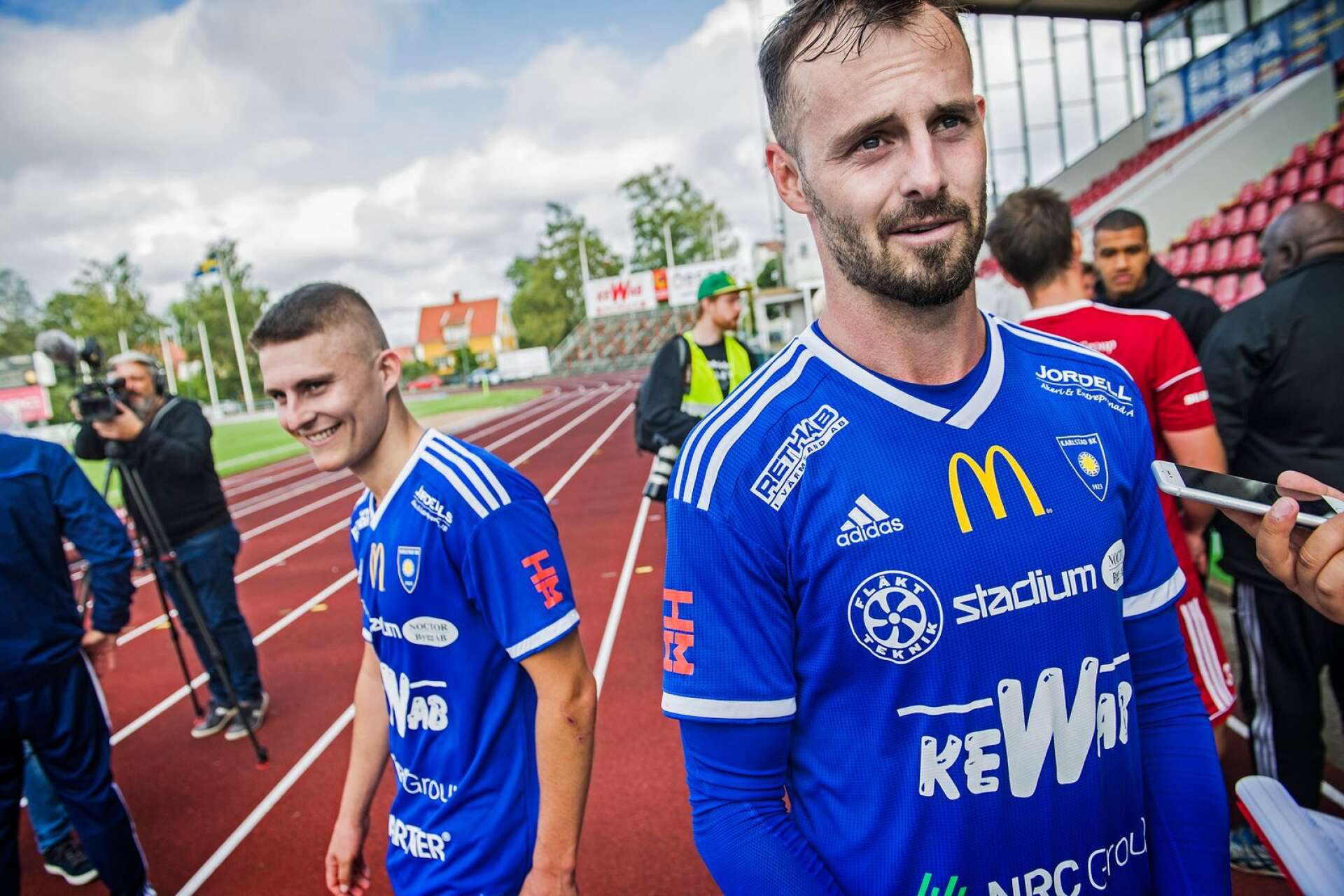 Andreas Bellander blir Karlstad Fotbolls förste lagkapten. 