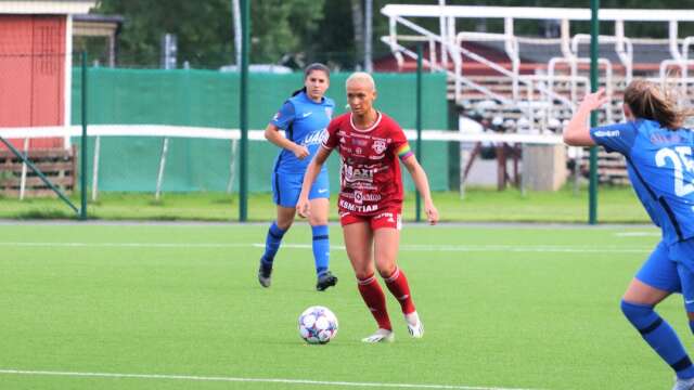 Ida Lilja och RIK Karlskoga slogs ut ur svenska cupen av Eskilstuna United.