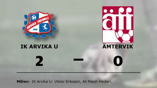 IK Arvika Fotboll vann mot Ämterviks FF