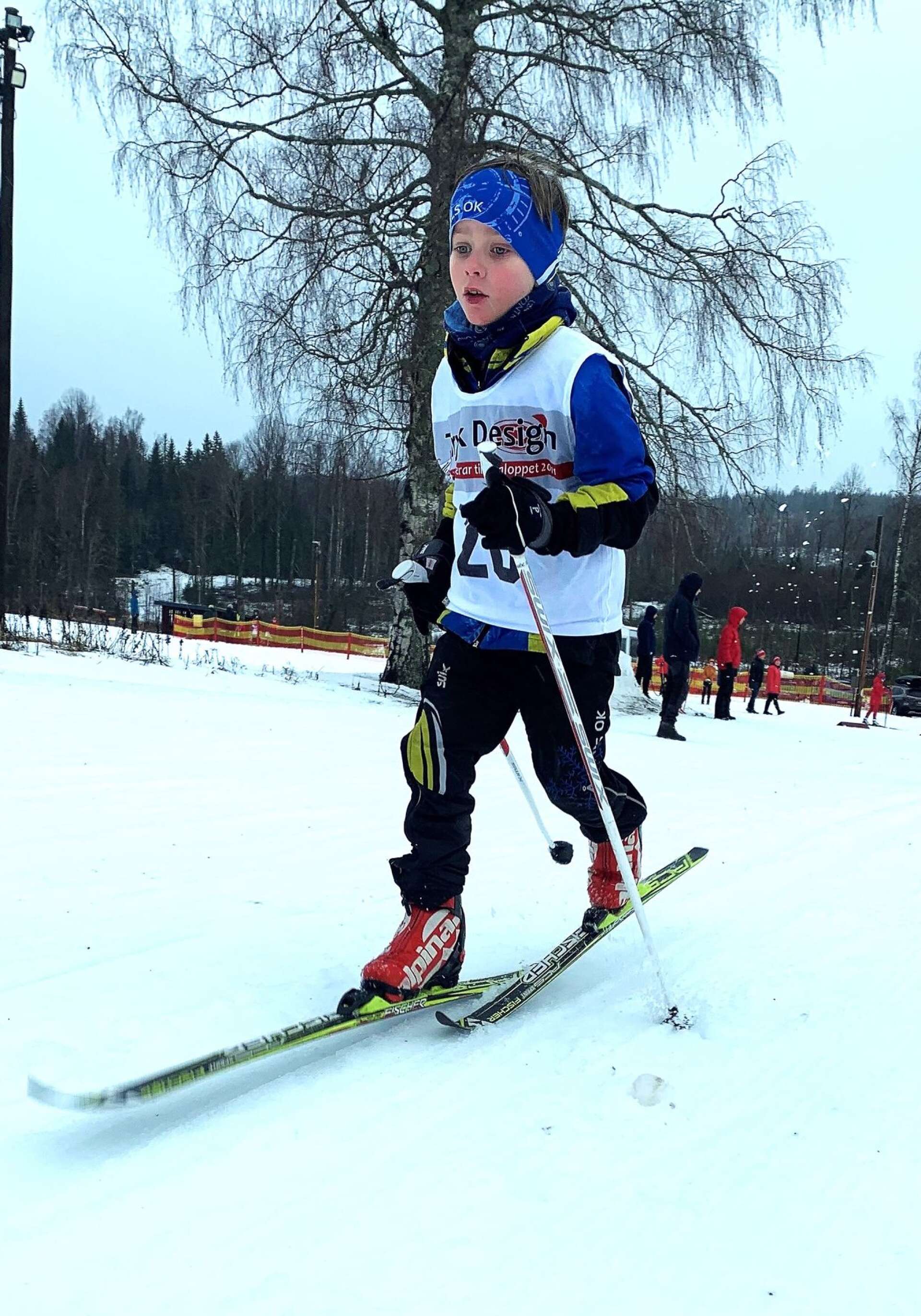 William Hedlund var yngste deltagaren från Åmåls OK.