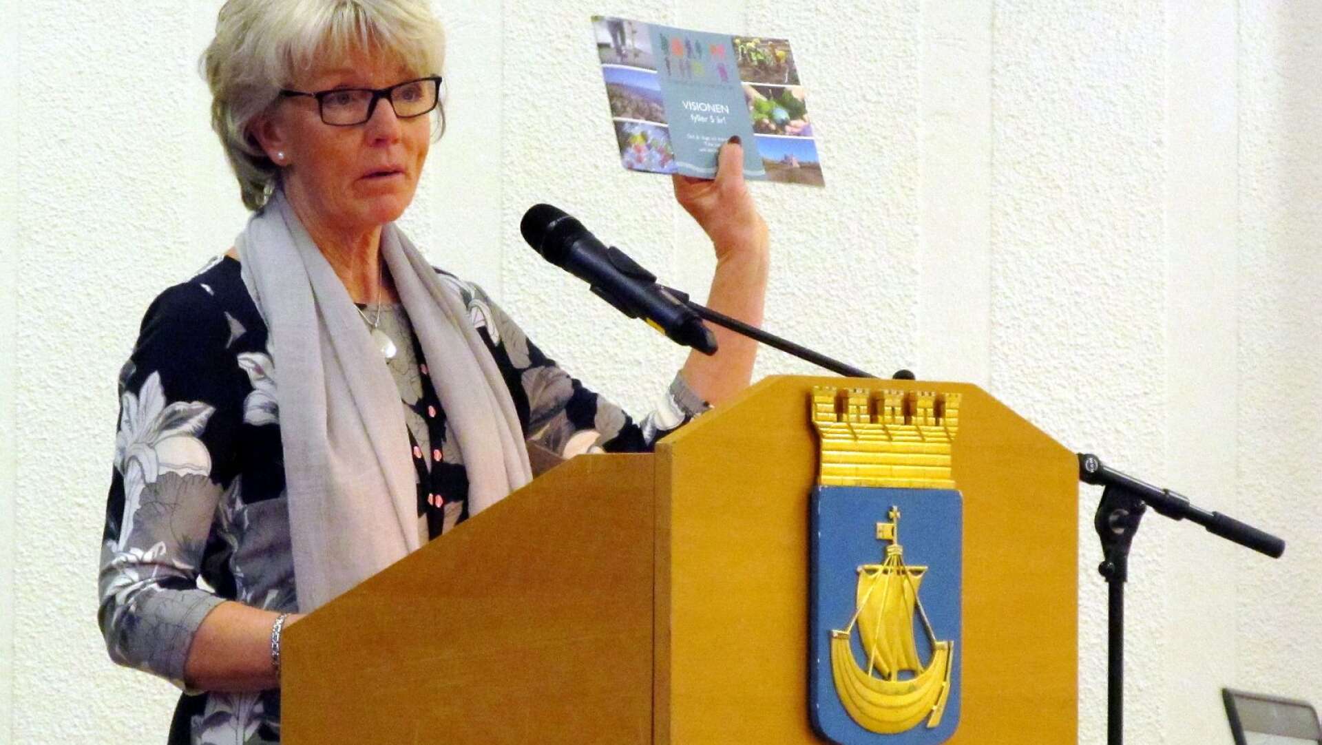 Kommundirektör Lisbeth Göthberg.