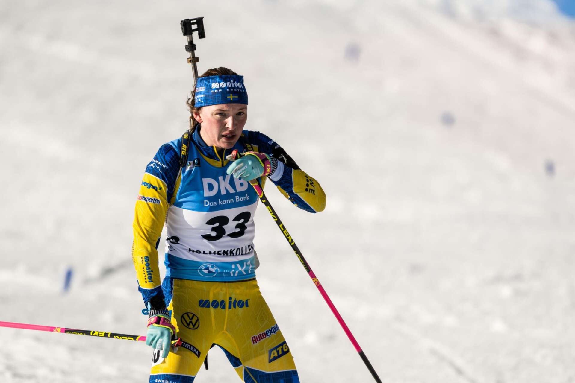 Linn Persson slutade 43:a i sprinten i Holmenkollen.