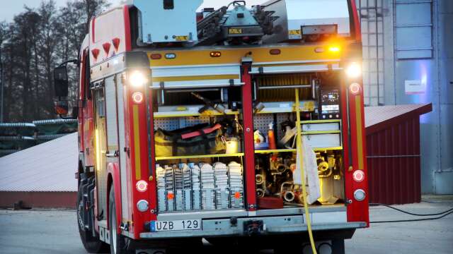 Räddningstjänsten larmades till en brand i Arvika kommun. 