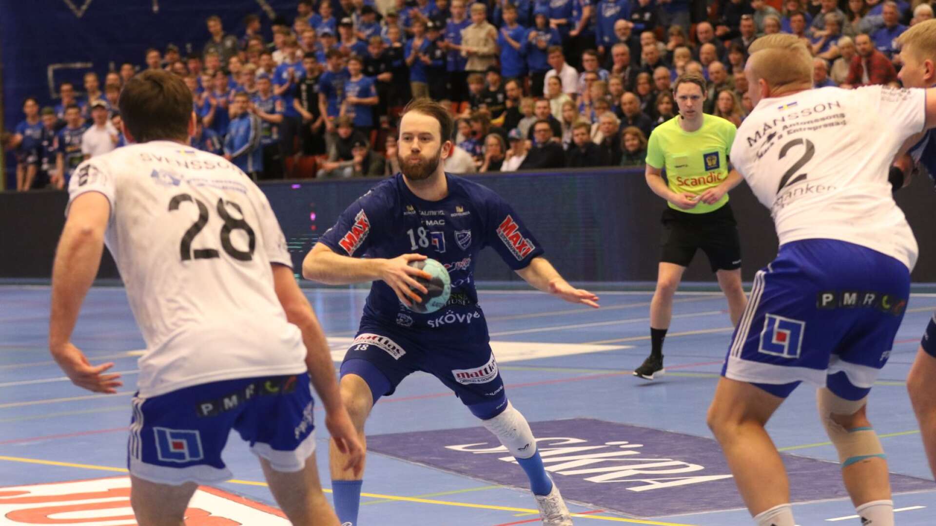 Daniel Ekman gjorde en bra match när IFK Skövde föll i den andra SM-kvartsfinalen.