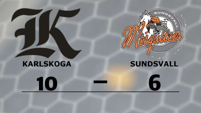 Karlskoga Bats vann mot Sundsvall Mosquitoes