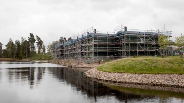 Ny artikelserie om Karlskogas vision om att nå 32 000 invånare till 2025 är i gång. På bilden: Bygge vid Aggerudsviken.