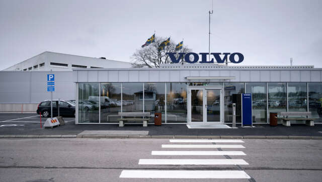 Volvo redovisar kvartalsrapport. Arkivbild