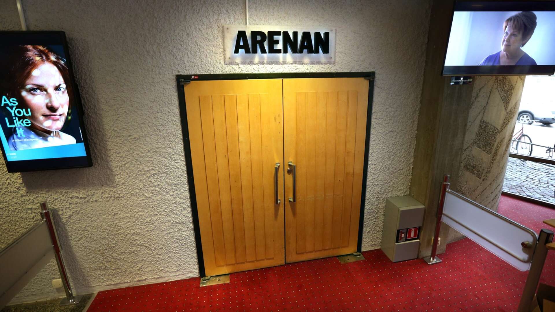 På Arenan i bibliotekshuset i Karlstad visas film regelbundet.