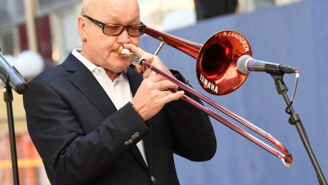 Trombonisten Nils Landgren ska ge konsert i Stockholm.