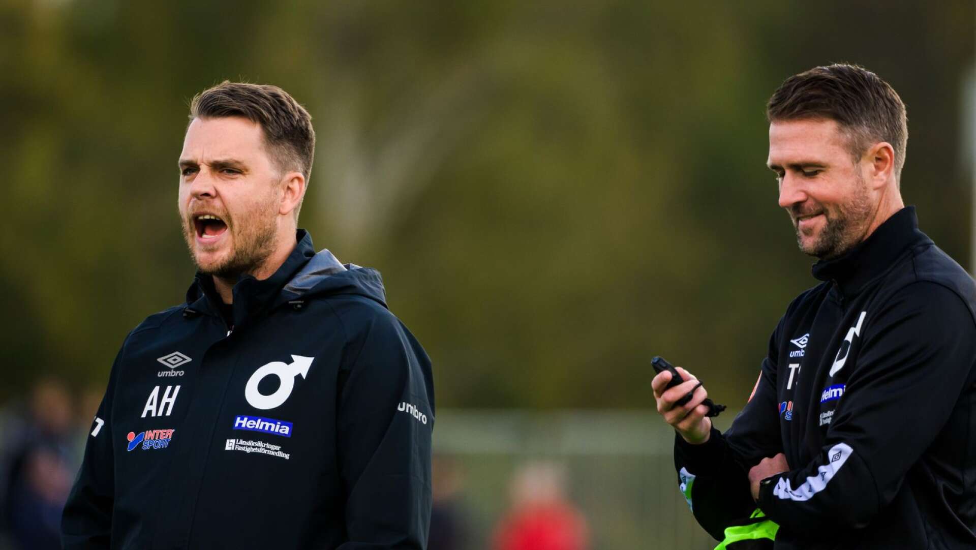 DIF:s tränare Andreas Holmberg och tränare Tobias Solberg är förväntansfulla inför söndagens match mot Malmö FF.