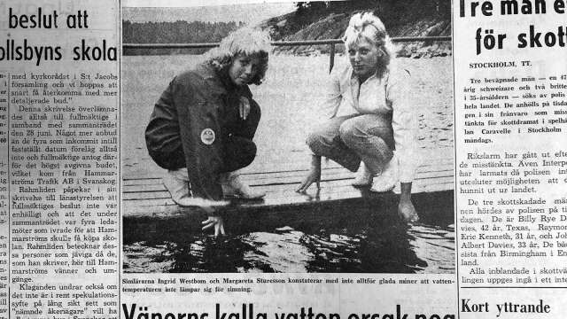 För 50 år sedan efterlystes en tempererad bassäng i Åmål. I mitten av juli 1971 var det endast 14 grader i Vänern.